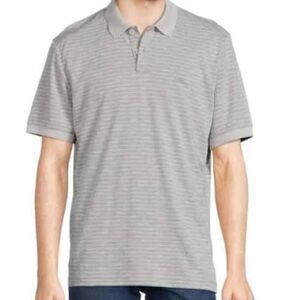 NWT Tommy Bahama Harbor Mist Striped Polo Shirt Size M